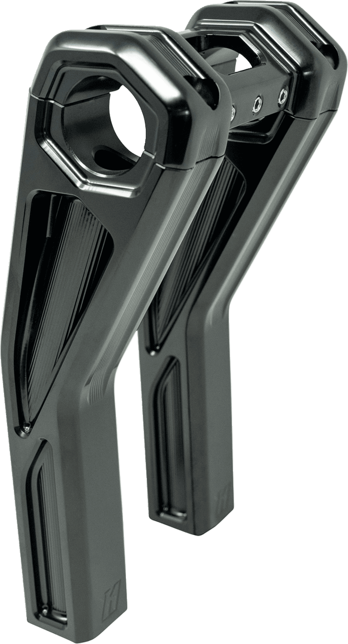 KODLIN USA 0602-1572 Ascent Pro Risers - Pullback - 8" - Gloss Black — image 2 of 6