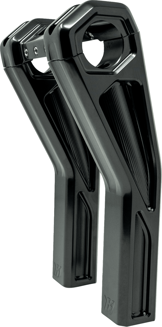 KODLIN USA 0602-1572 Ascent Pro Risers - Pullback - 8" - Gloss Black