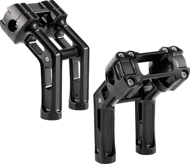 ARLEN NESS 06021655 Wayback Risers - 7" - Softail - Black — image 6 of 6