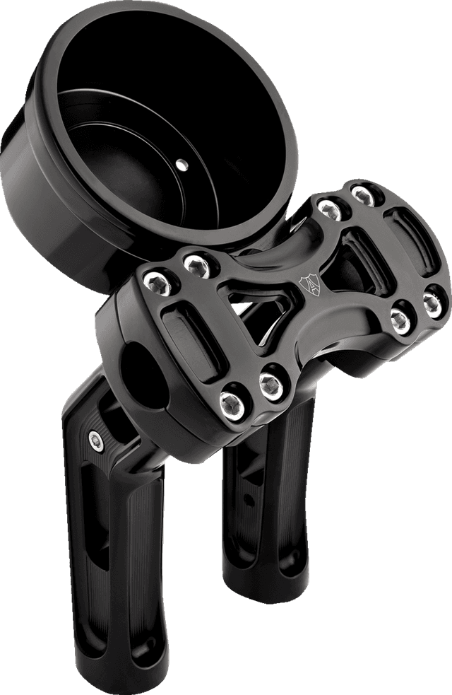 ARLEN NESS 06021659 Wayback Risers - Method - 7" - 4" Round Gauge - Black — image 1 of 3