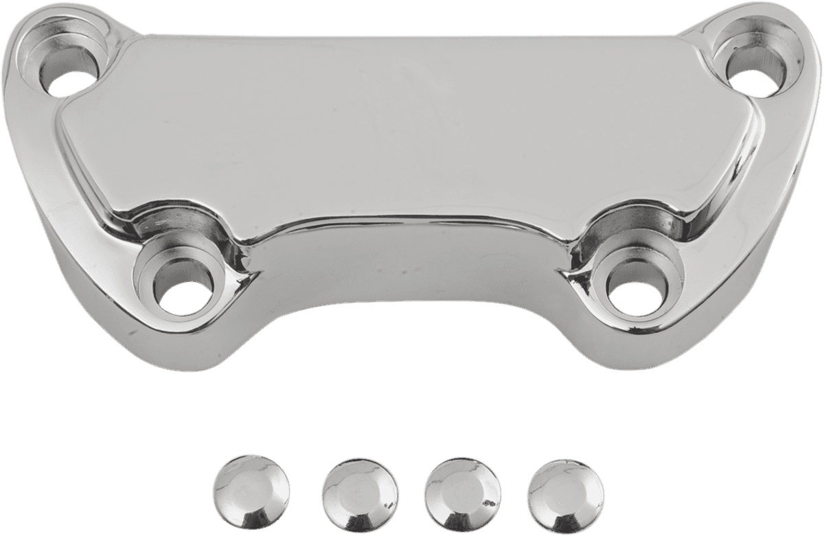DRAG SPECIALTIES 0603-0002 Handlebar Clamp - Scalloped