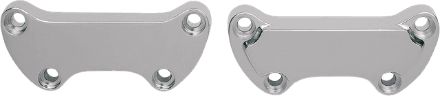 DRAG SPECIALTIES 0603-0002 Handlebar Clamp - Scalloped — image 2 of 2