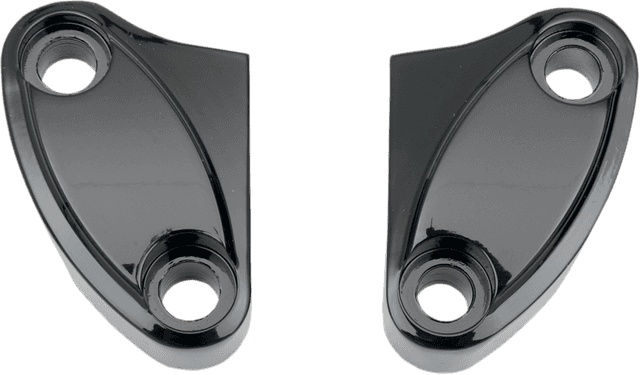 DRAG SPECIALTIES 0603-0262 Handlebar Riser Clamp - Two-Piece - Black
