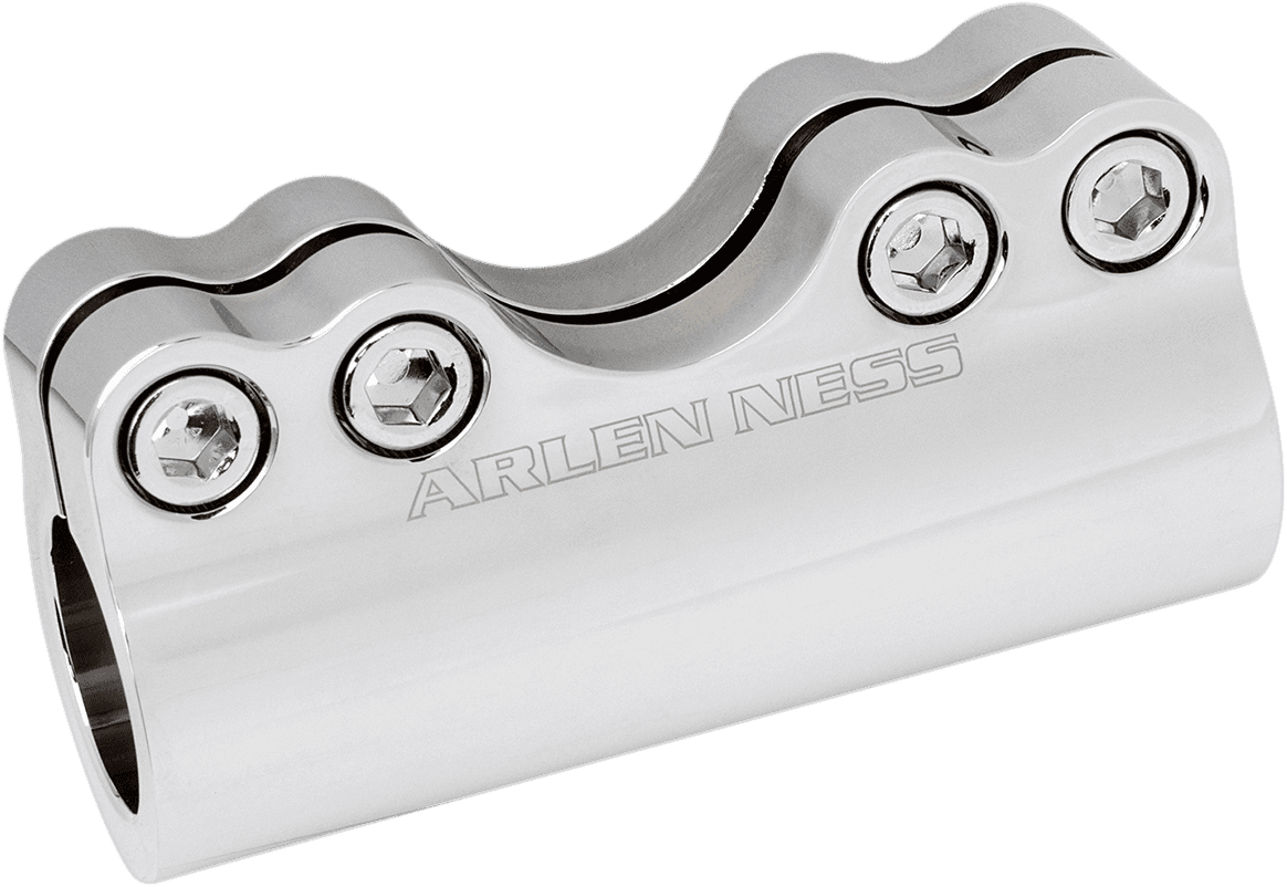 ARLEN NESS 0603-0788 Modular Adjustable Handlebar Clamp - 1-1/4" - Chrome