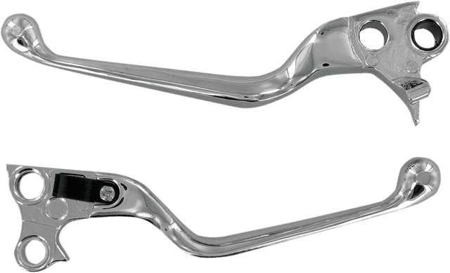 DRAG SPECIALTIES 0610-0126 Wide Blade Lever Set - Chrome