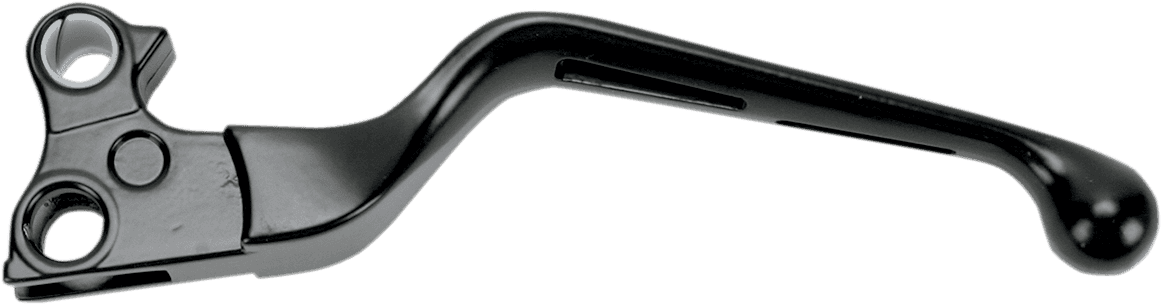 DRAG SPECIALTIES 0610-0144 Slotted Wide Blade Replacement Clutch Lever - Black