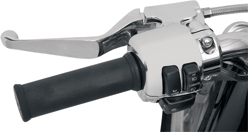 DRAG SPECIALTIES 0610-0147 Handlebar Control Kit - 1/2" Master Cylinder - '04-'13 XL - Chrome — image 2 of 3