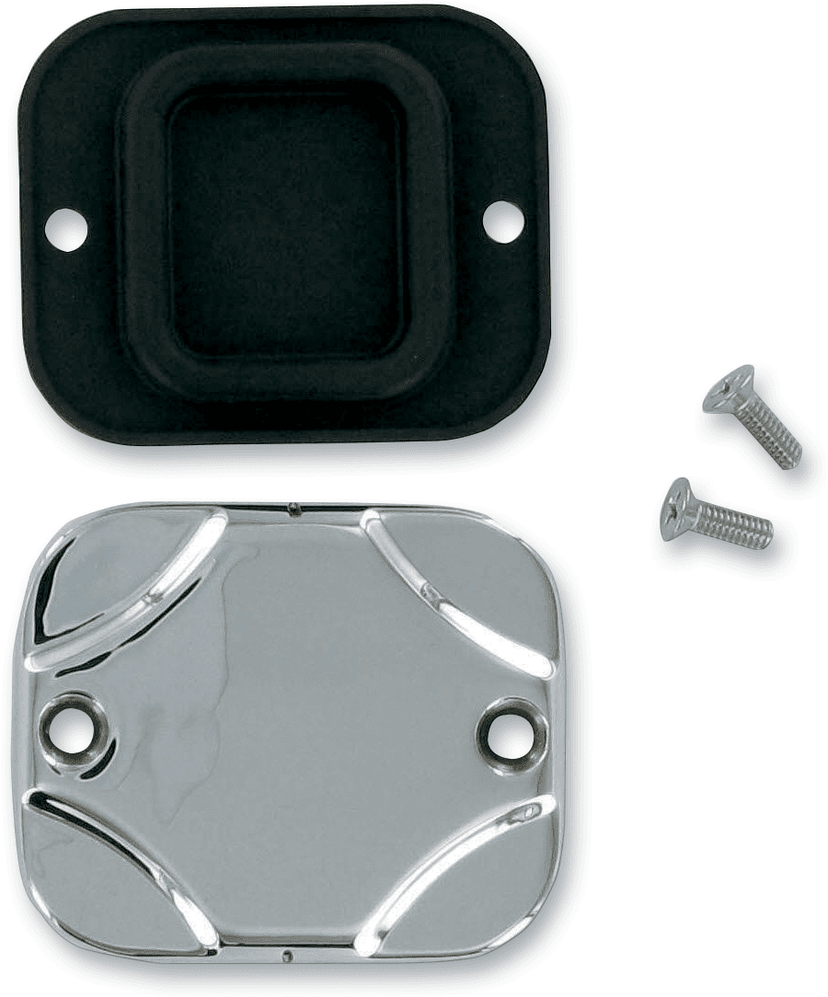 DRAG SPECIALTIES 0610-0179 Replacement Part for Hydraulic Clutch - Master Cylinder Cover - Chrome