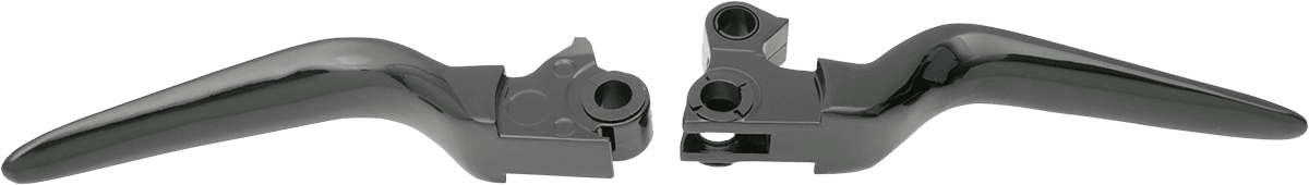 DRAG SPECIALTIES 0610-0211 Custom Lever Set - Satin Black