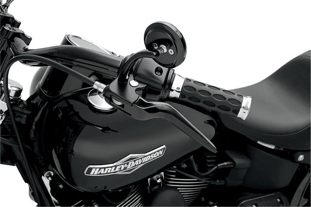 DRAG SPECIALTIES 0610-0211 Custom Lever Set - Satin Black — image 3 of 5