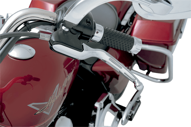 DRAG SPECIALTIES 0610-0220 Slotted Wide Blade Lever Set - Chrome — image 2 of 2