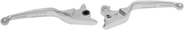 DRAG SPECIALTIES 0610-0220 Slotted Wide Blade Lever Set - Chrome — image 1 of 2