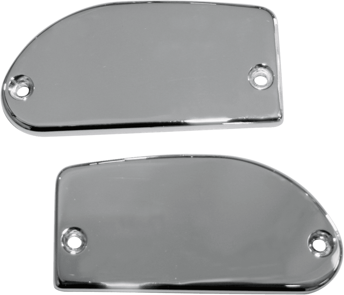 BARON 0610-0302 Master Cylinder Cover - Smooth - Yamaha - Chrome