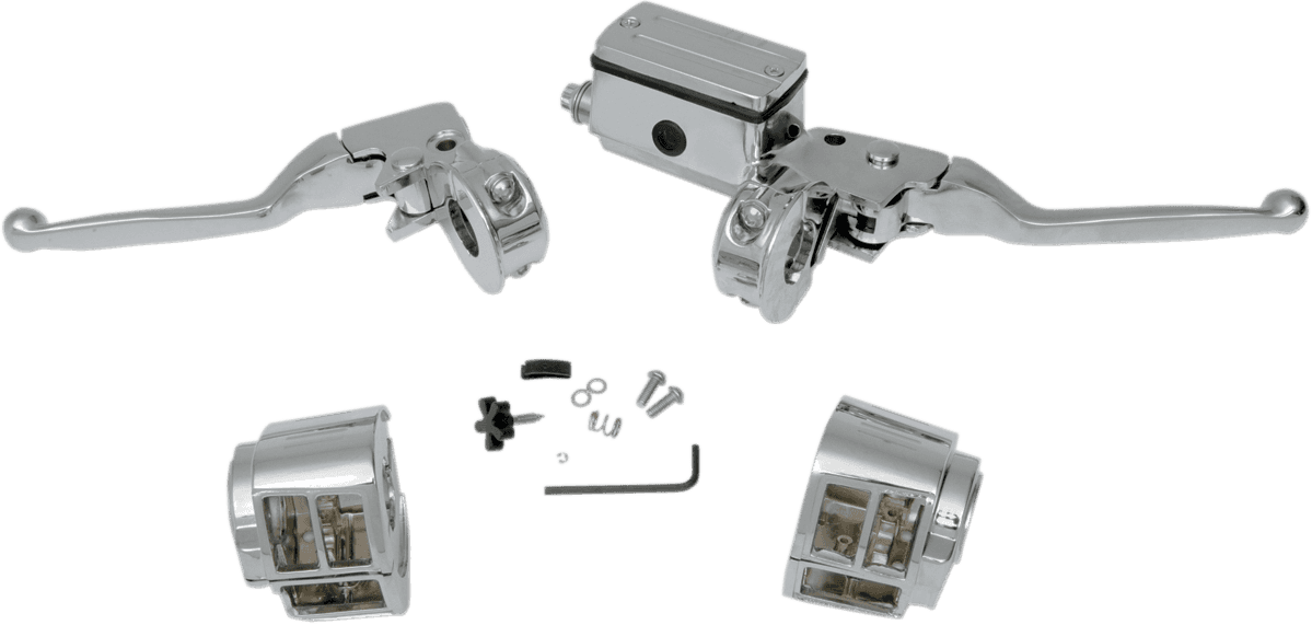 DRAG SPECIALTIES 0610-0501 Handlebar Control Kit w/o Switches - 5/8" Master Cylinder
