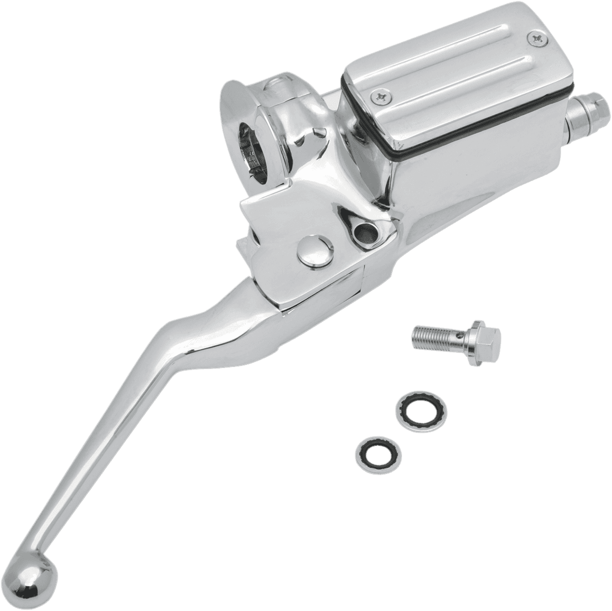 DRAG SPECIALTIES 0610-0503 Front Brake Master Cylinder Assembly - 3/4" - Dual Disc - Chrome