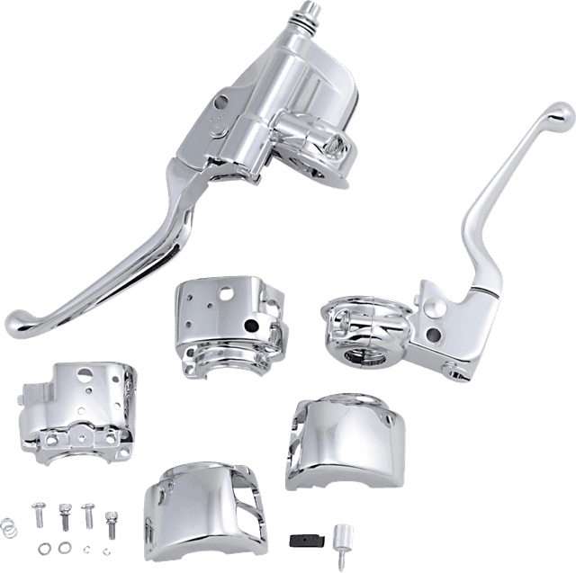 DRAG SPECIALTIES 0610-0530 Handlebar Control Kit with Mechanical Clutch - 9/16" Master Cylinder - '96-'14 — image 1 of 7