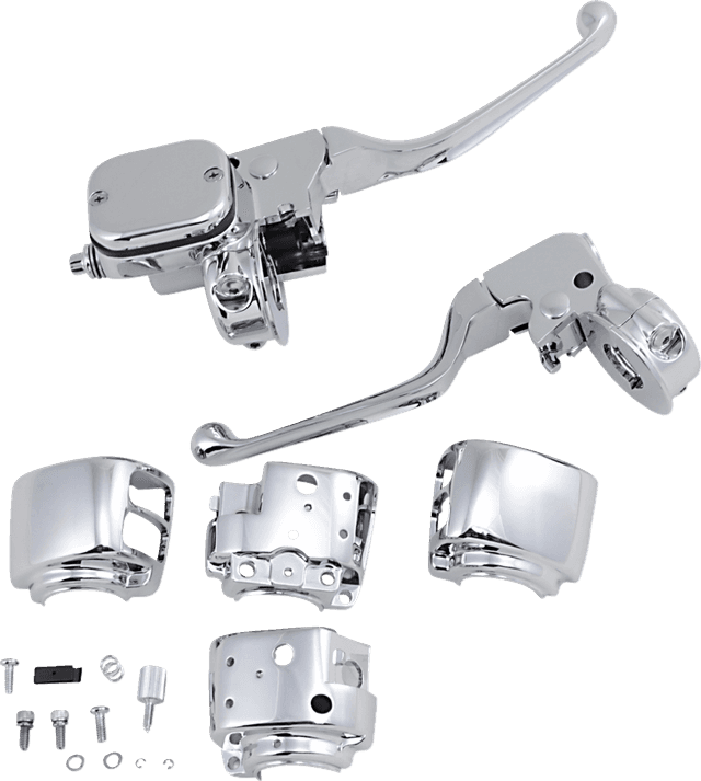 DRAG SPECIALTIES 0610-0531 Handlebar Control Kit with Mechanical Clutch - 11/16" Master Cylinder - '96-'11 — image 1 of 5