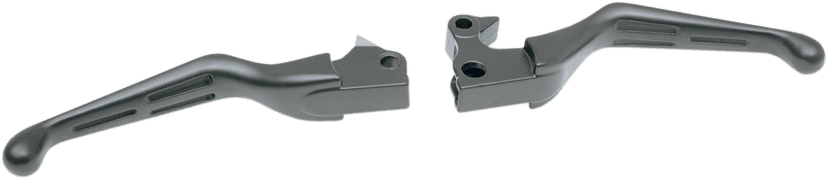DRAG SPECIALTIES 0610-0633 Slotted Wide Blade Lever Set - Black