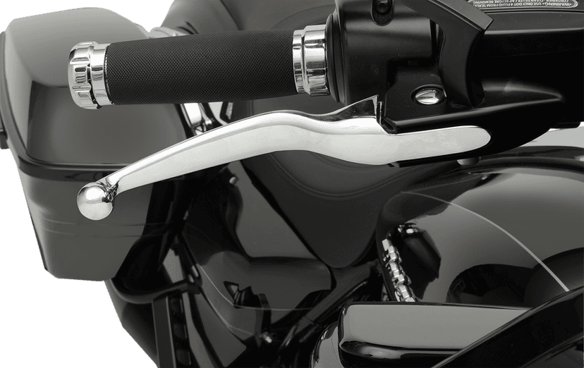 DRAG SPECIALTIES 0610-0790 Wide Blade Lever Set - Chrome — image 2 of 3