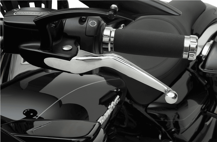 DRAG SPECIALTIES 0610-0790 Wide Blade Lever Set - Chrome — image 3 of 3