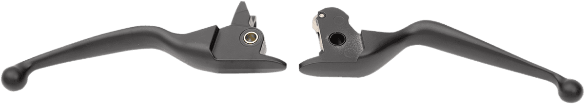 DRAG SPECIALTIES 0610-0791 Wide Blade Lever Set - Black