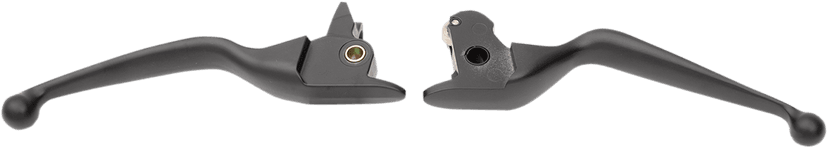 DRAG SPECIALTIES 0610-0791 Wide Blade Lever Set - Black
