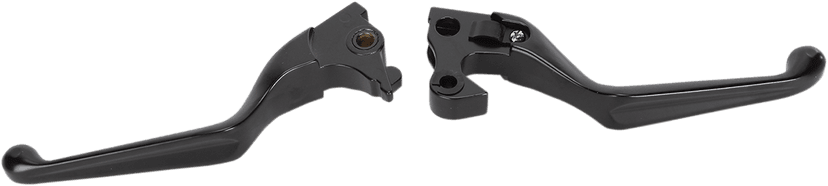 DRAG SPECIALTIES 0610-0795 Wide Blade Lever Set - Black