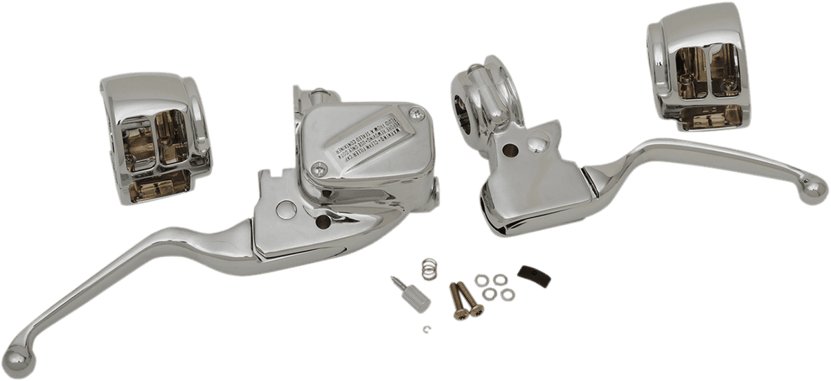 DRAG SPECIALTIES 0610-1679 Handlebar Control Kit with Mechanical Clutch - '15+ Softail