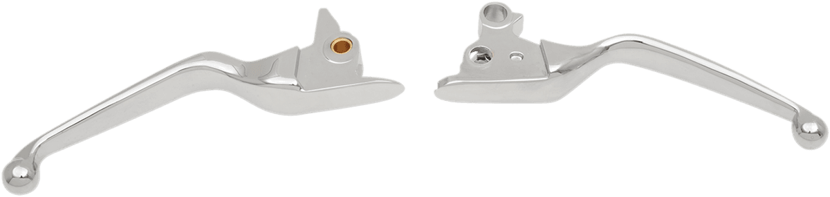 DRAG SPECIALTIES 0610-1682 Wide Blade Lever Set - Chrome