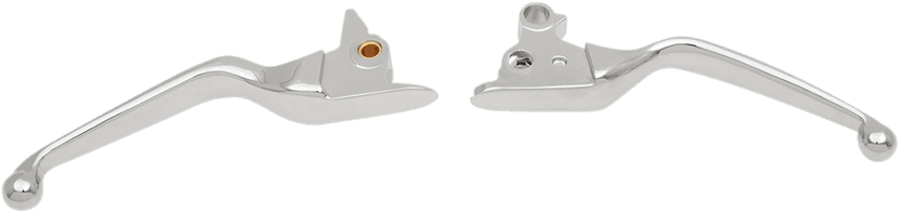 DRAG SPECIALTIES 0610-1682 Wide Blade Lever Set - Chrome