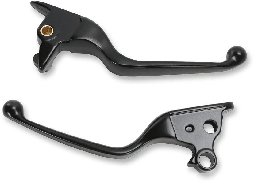DRAG SPECIALTIES 0610-1683 Wide Blade Lever Set - Black