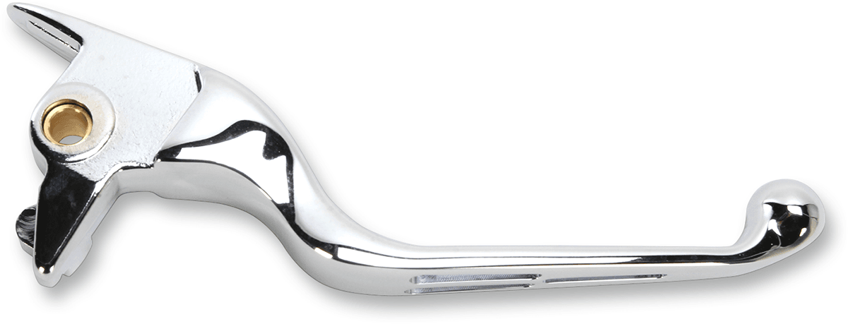 DRAG SPECIALTIES 0610-1688 Slotted Wide Blade Replacement Brake Lever - Chrome