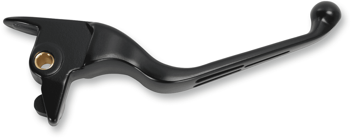 DRAG SPECIALTIES 0610-1689 Slotted Wide Blade Replacement Brake Lever - Black