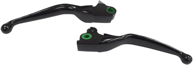 DRAG SPECIALTIES 0610-1979 Wide Blade Lever Set - Black