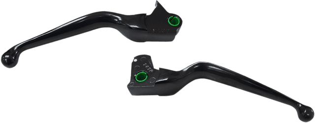 DRAG SPECIALTIES 0610-1983 Wide Blade Lever Set - Black