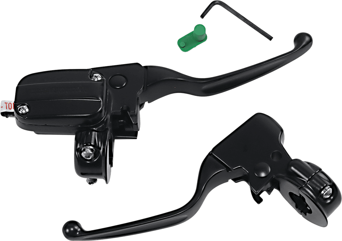 DRAG SPECIALTIES 0610-2146 Handlebar Control Kit - 15 mm Master Cylinder - '08-'13 FLT - Black