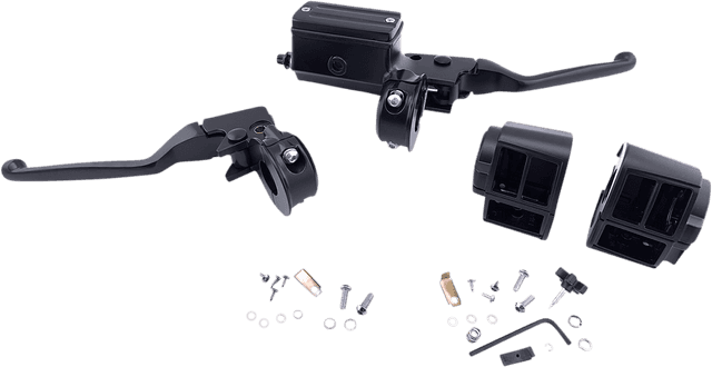 DRAG SPECIALTIES 0610-2147 Handlebar Control Kit - 5/8" Master Cylinder - Black
