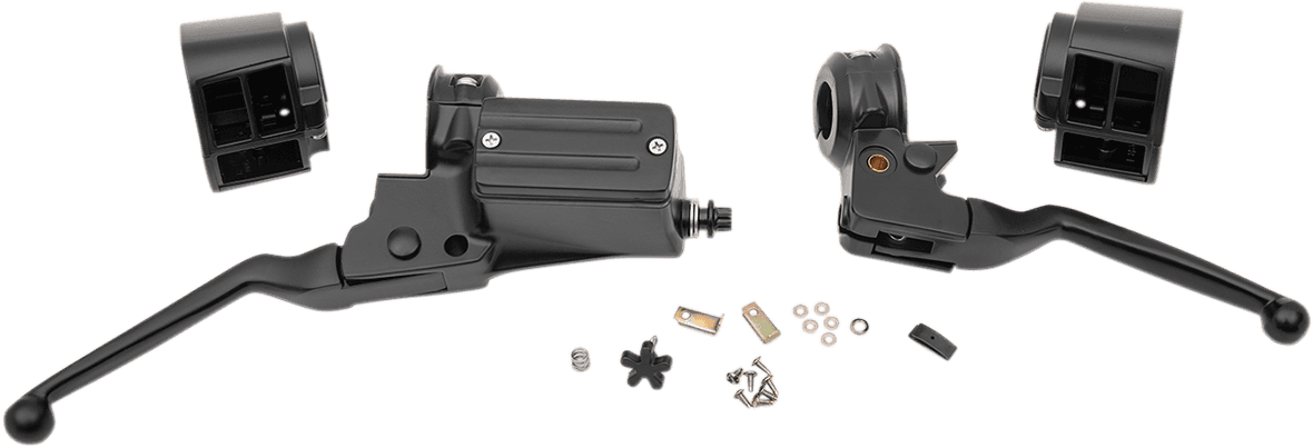 DRAG SPECIALTIES 0610-2148 Handlebar Control Kit - 11/16" Master Cylinder - Black