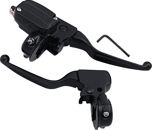 DRAG SPECIALTIES 0610-2151 Handlebar Control Kit - '99 - '06 FLT/FLHT - Black — image 1 of 2