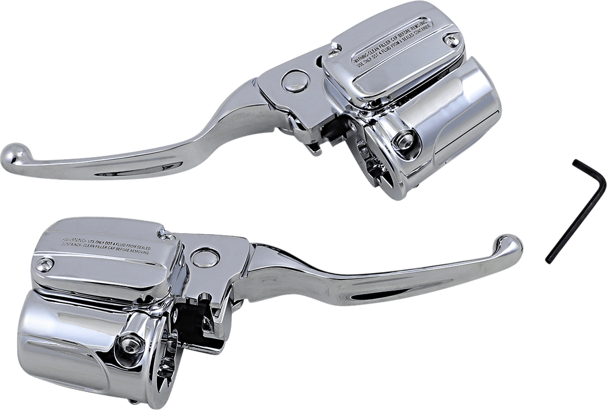 DRAG SPECIALTIES 0610-2184 Handlebar Control Kit - '17 - '20 FLTR - Chrome
