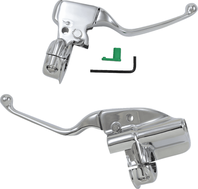 DRAG SPECIALTIES 0610-2199 Brake/Clutch Lever Assembly - Chrome — image 2 of 2