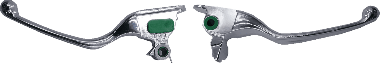 DRAG SPECIALTIES 0610-2253 Wide Blade Lever Set - Chrome
