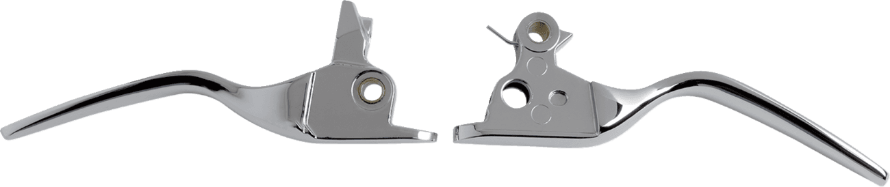 DRAG SPECIALTIES 0610-2257 Custom Lever Set - LSR - Chrome