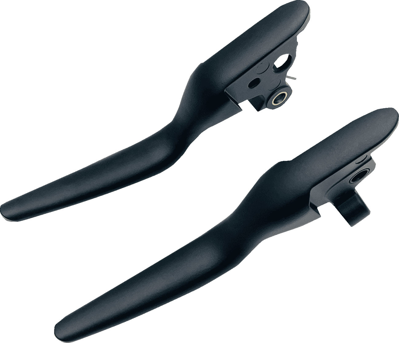 DRAG SPECIALTIES 0610-2258 Custom Lever Set - LSR - Satin Black