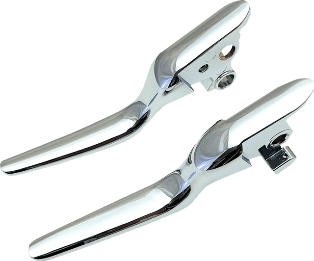 DRAG SPECIALTIES 0610-2259 Custom Lever Set - LSR - Chrome