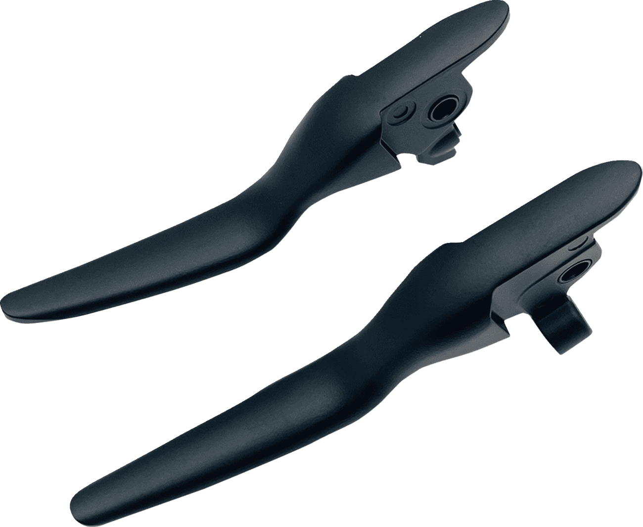 DRAG SPECIALTIES 0610-2262 Custom Lever Set - LSR - Satin Black