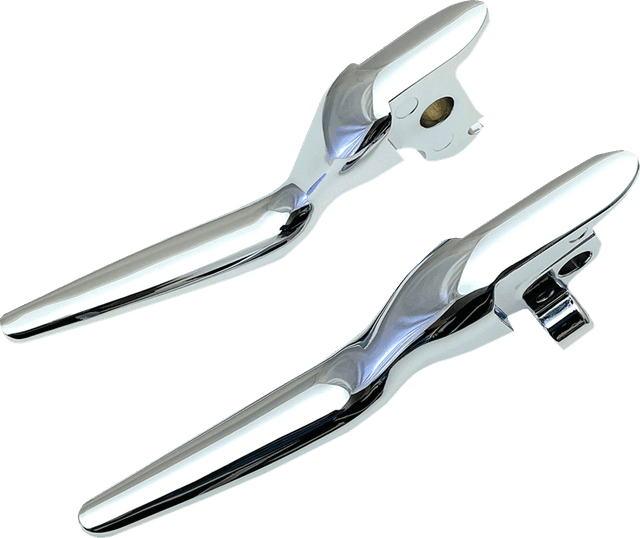 DRAG SPECIALTIES 0610-2263 Custom Lever Set - LSR - Chrome