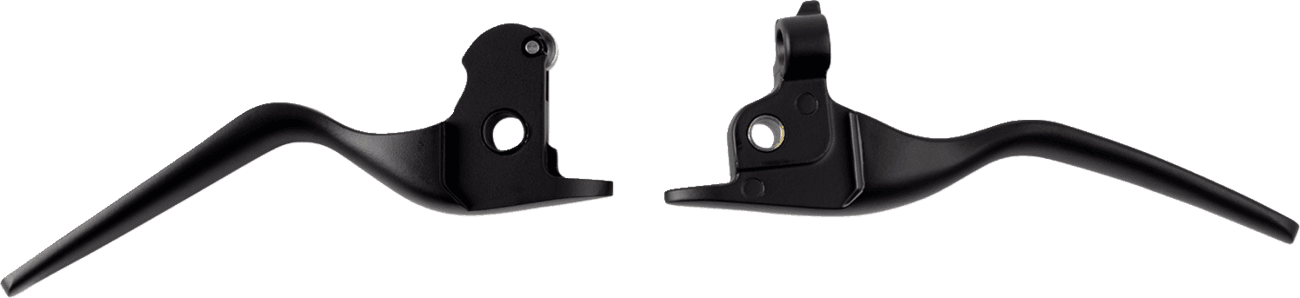 DRAG SPECIALTIES 0610-2264 Custom Lever Set - LSR - Satin Black