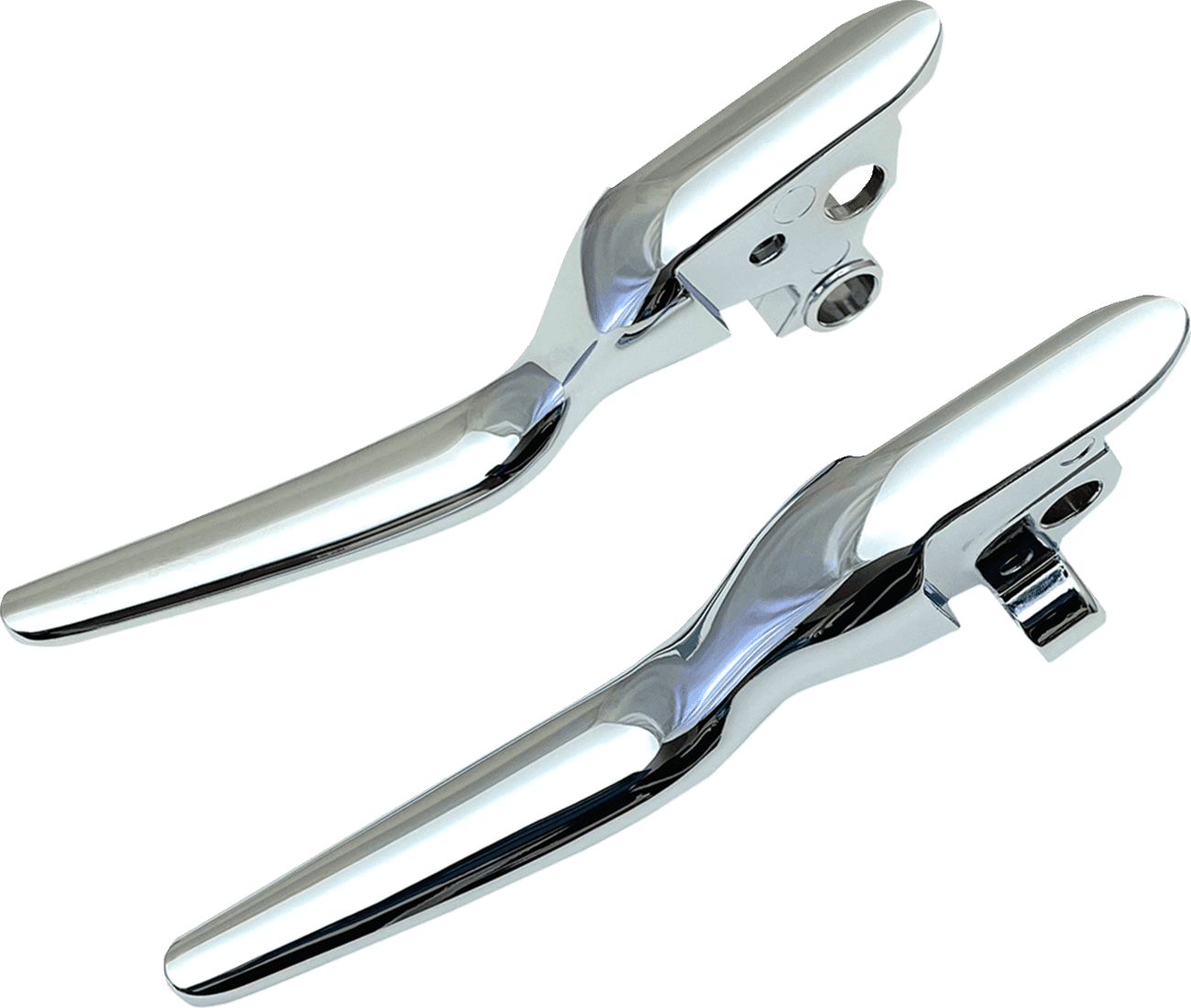 DRAG SPECIALTIES 0610-2265 Custom Lever Set - LSR - Chrome