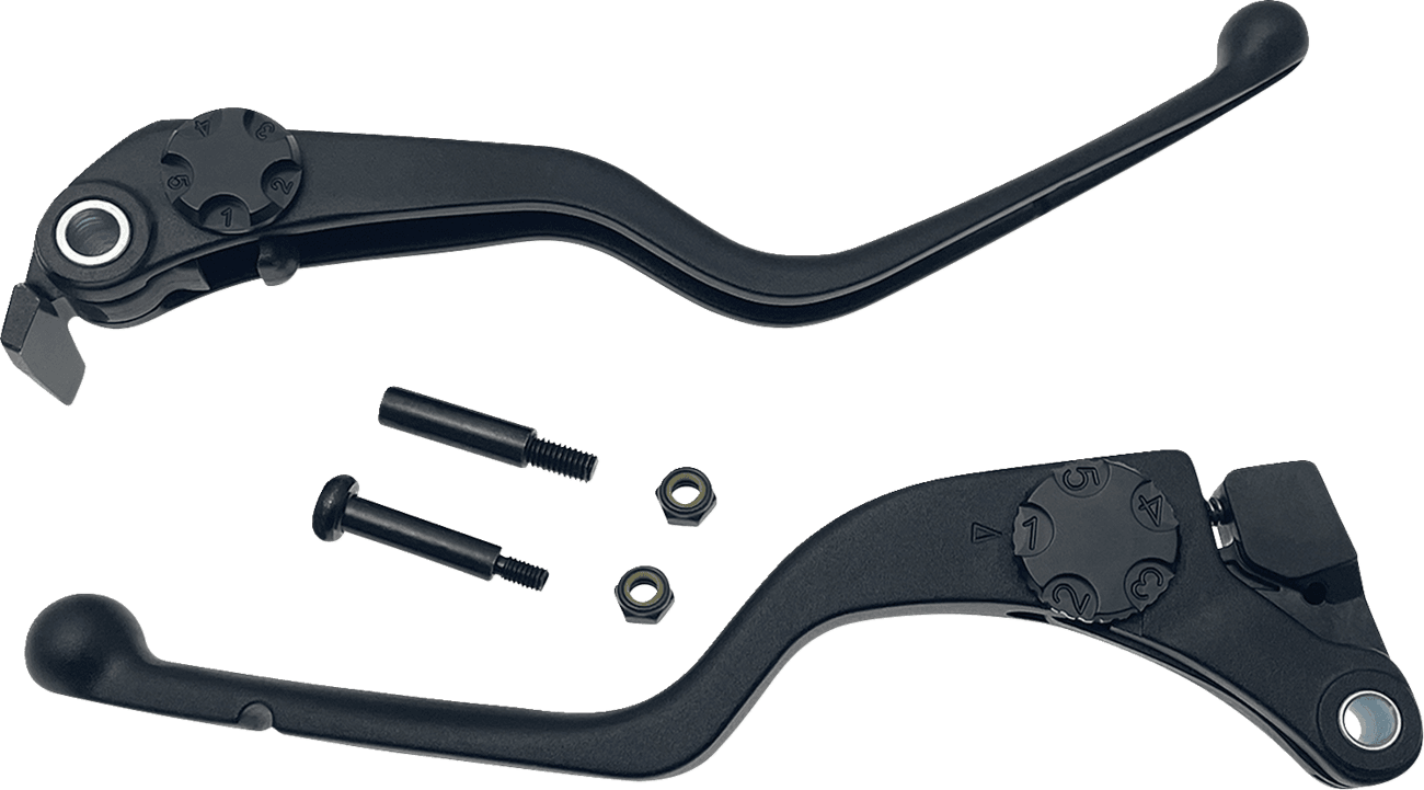 DRAG SPECIALTIES 0610-2299 Handlebar Control Kit - Pan America - Black